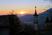 86 Tramonto alla chiesetta di Mediglio